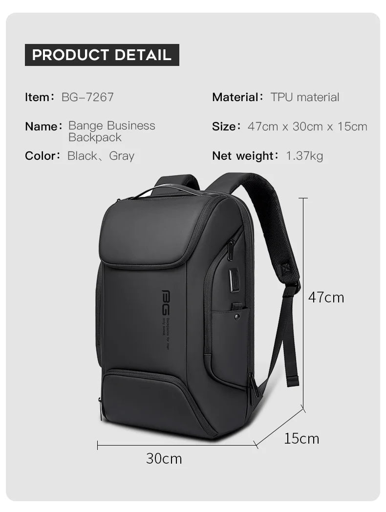 New USB Laptop Backpack Travel Bags Daily