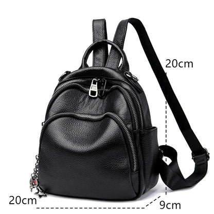 High Quality Genuine Leather Women Backpack