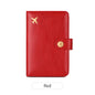 passport clip multifunctional PU leather wallet