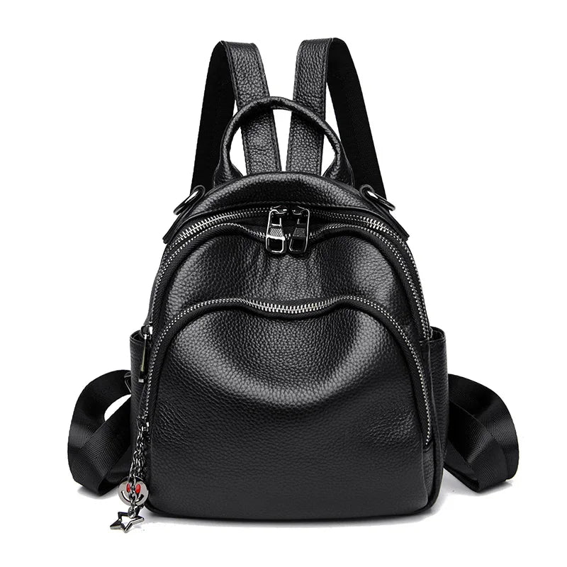 High Quality Genuine Leather Women Backpack