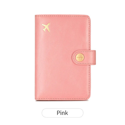 passport clip multifunctional PU leather wallet