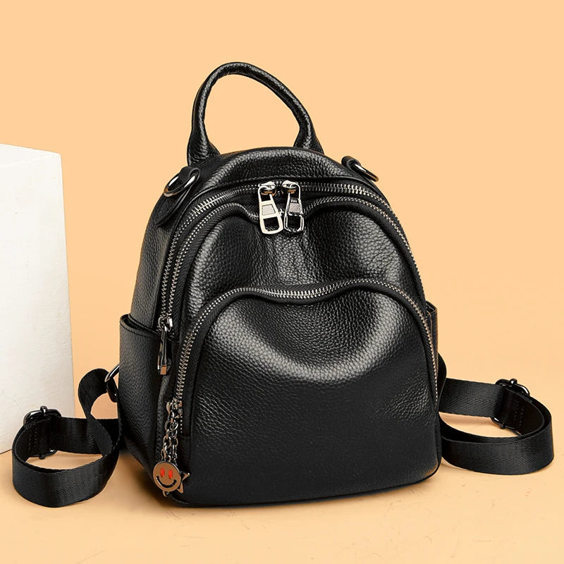 High Quality Genuine Leather Women Backpack